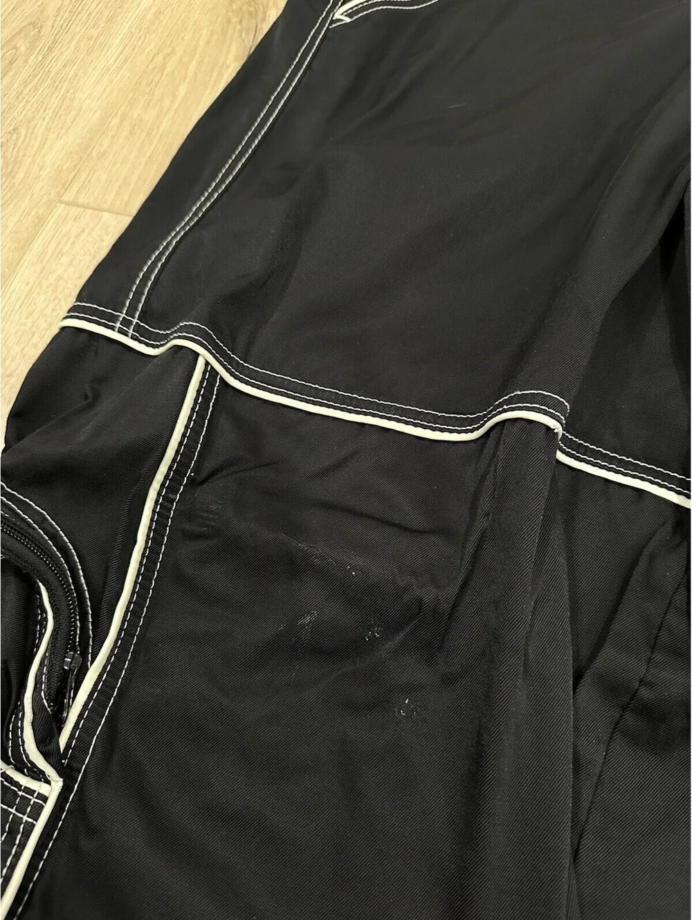 Vintage Macgear Rave Pants 34x31 Cargo Wide Leg Y2K Glow Drum Bass Festival
